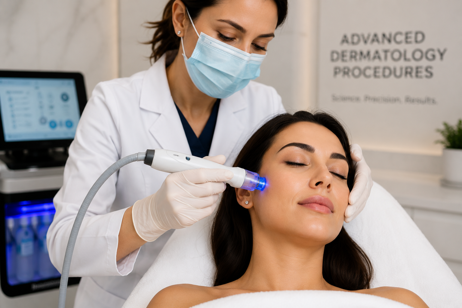 Advanced dermatology procedure for acne scars and pigmentation
